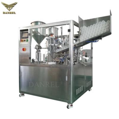 China Beverage High Speed ​​Tube Filler & Type Ultrasonic Adhesives Automatic Super Glue Tube Filling & Sealer Position Sealing Machine for sale