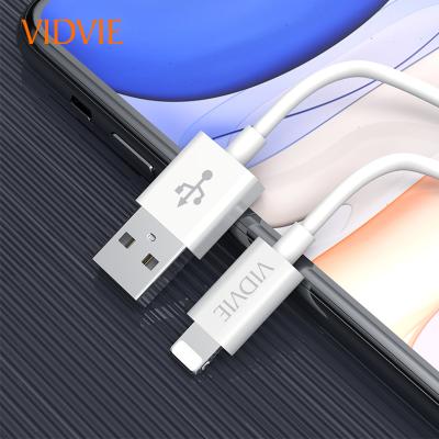 China MP3/MP4 Player VIDVIE MFI Certified Lightning Cable 2.4A USB Fast Charging Data Cable For iPhone iPod iPad for sale