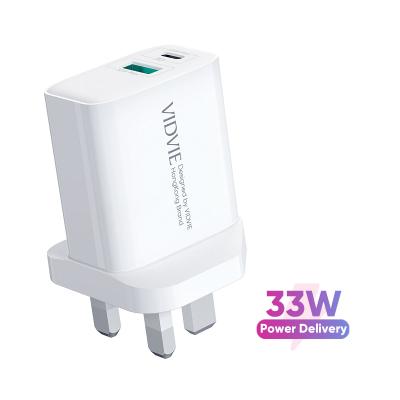 China UniversalÂ   VIDVIE 33W USB Power Adapter Strong Fast Charging Charger For Xiaomi for sale