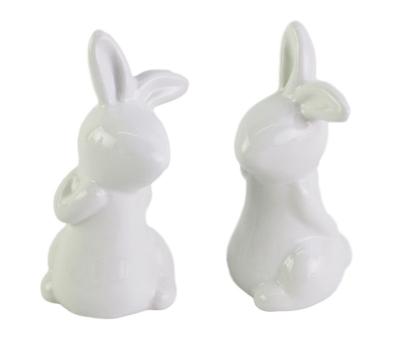 China Handy Ceramic Easter Rabbit Bunnye Salt and Pepper Shaker for sale