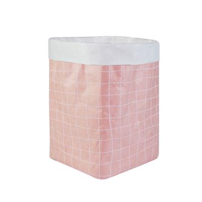 China Viable Customize Washable Dupont Paper Tyvek Storage Bag Small Household Kitchen Eco-Friendly Multifunctional Toy Buggy Grocery Bag for sale