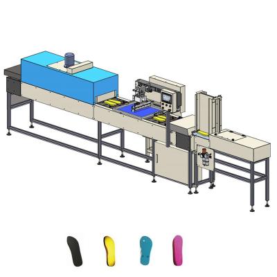 China Sandal Maker Automatic Slipper Printing Machine Flip Flop Sole Printing Machine for sale