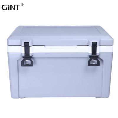 China Gint 50L Portable Drink Storage Waterproof Customized Large Food Foam Insulation Ice Cooler Camping Box for sale