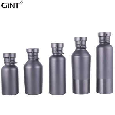 China Sustainable Hot Sale Titanium Ultralight Silver Outdoor Camping Hiking Sports Water Bottle for sale