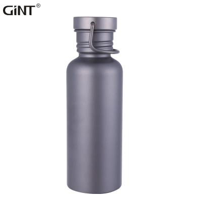 China Viable Hot Sale Silver Ultralight Titanium BPA Free Leakproof Water Bottle For Hiking Sports Camping for sale