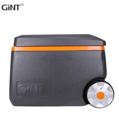 China Large Capacity 50L Waterproof Picnic Cooler Outdoor Camping Fishing Hard Box With Wheels for sale