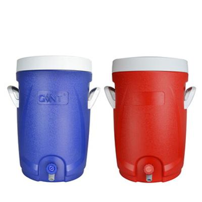 China Waterproof Factory BPA Foam Free Updraft Hard Plastic Ice Cooler Jug For Road Trip Hiking Picnic for sale