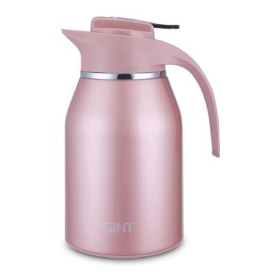 China Home Custom Double Wall 0.7L/1L/1.3L Stainless Steel Water Pot Thermos Coffee Pot for sale