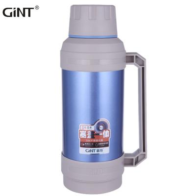 China Gint New Design Vacuum Flask Camping Stainless Steel Pot PORTABLE Outdoor Camping Kettle With Lid for sale