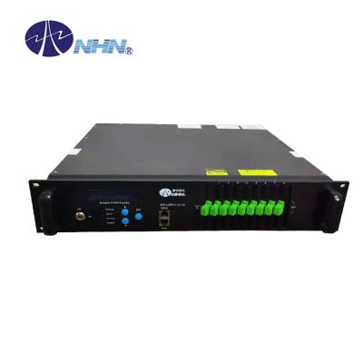 China High Power 2U Optical CATV Amplifier WDM EDFA With 16 Ports NHNFA50UY-F Series for sale