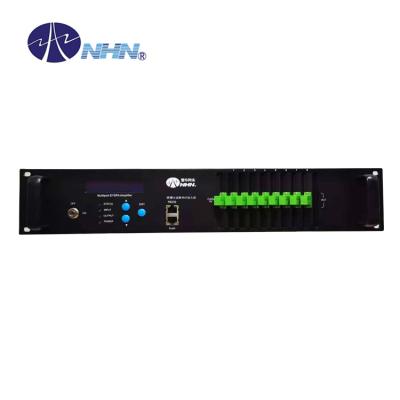 China Factory Price CATV 1550nm 8 Series Optical Amplifier 16/32*23dBm EDFA With WDM Series NHNFA50UY-B for sale