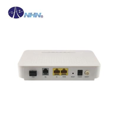 China FTTH ports 2 LAN 1*10/100M and 1*10/100/1000M Auto-negotiation RJ45 ports factory price 1 POTS voice + EPON ONU/ONT data ports for sale