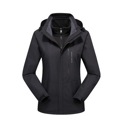 China Wholesale price raincoat raincoat custom thickened three warm and outdoor raincoat in black pizex for sale