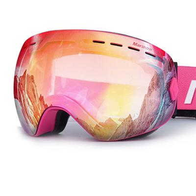 China Adult sports anti-fog Ski Goggles Snowboard Ski Goggles men's and women's double layers UV400 protection for both men for sale