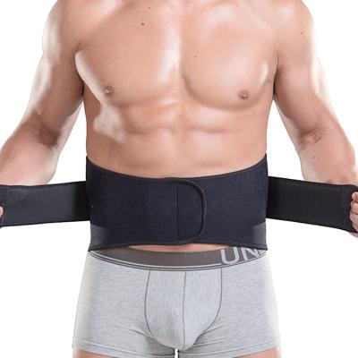 China Protect Custom Logo Heavy Lifting Support Lumbar Back Belt Waist Men's Lumbar Back Support for sale