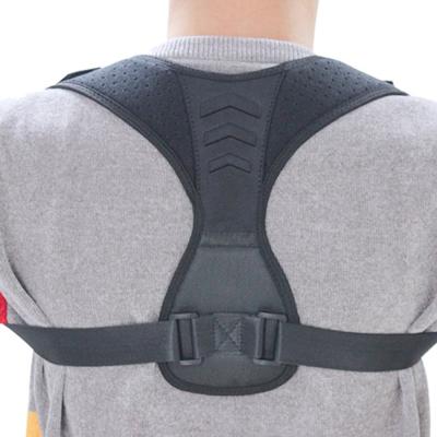 China 2019 New Version Comfortable Pain Relief Back Brace Adult Adjustable Posture Corrector For Women Men for sale