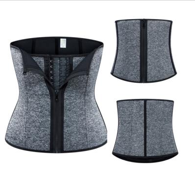 China Waist Trainer Waist Control Double Burning Fat Burning Waist Cincher Corset Workable Belly Shapewear Body Shaper For Women for sale