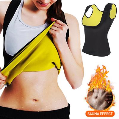 China Bodybuilding Fitness Sauna Sweat Vest Waist Trimmer Slimming Corset Neoprene Women Body Shaper Slimmer Corset for sale