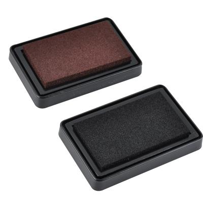 China High Quality Office 2pk Large DIY Fingerprint Stamp Ink Pad for Paper, Wood, Fabric for sale