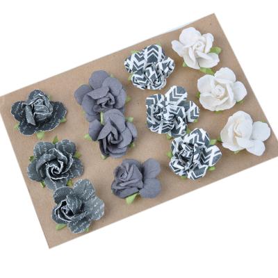 China 2017 Fashionable Professional China Paper Flower 12pk Mini Set for sale