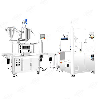 Κίνα Γραμμή παραγωγής ABB Robot Full Automatic Lip Gloss Mascara Filling Capping Machine προς πώληση