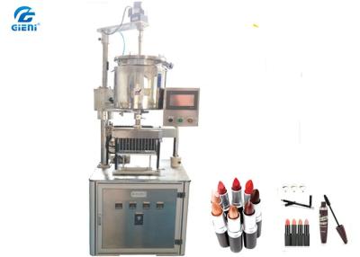 China Durable 12 Cavities Matte Lipstick Filling Machine , 20L Single Jacket Tank for sale