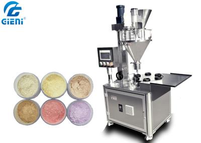 China SUS304 Muti - Color Loose Powder Filling Machine With Power Weigher Te koop