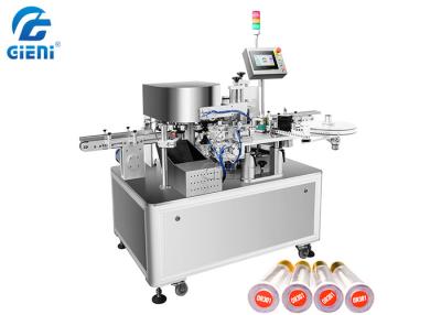 China Plc-Steuerung 2KW 90pcs/Min Lipstick Labeling Machine zu verkaufen