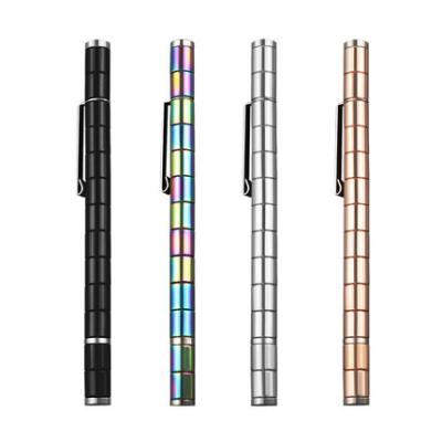 China Amazon Creative Hot Selling Toys High Quality Decompression Metal Floating Streato Stylus Charging InkMultifunctional Magnet Busy Person Pen for sale