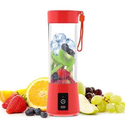 China 2022 Mini Car USB Blender Travel 400ml Wireless Home Mini USB Charging Fresh Fruit Blender Portable Juicer for sale