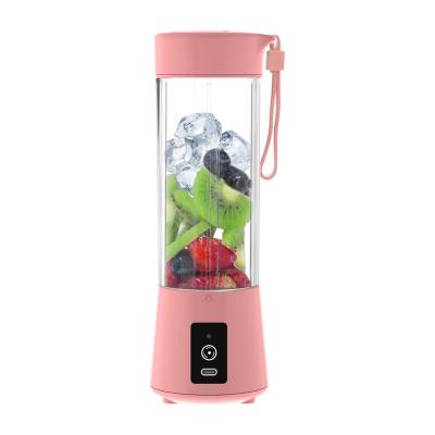 China Car Mini Personal Fruit Smoothie Mixer Custom Cup Portatil Blender Wireless USB Portable Juicer for sale