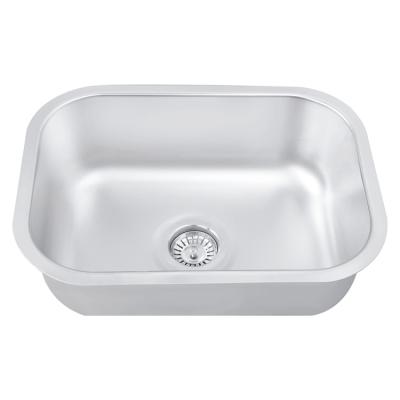 China Wholesale Modern High Quality Single Bowl Undermount Prices Stainless Steel Kitchen Sink for sale