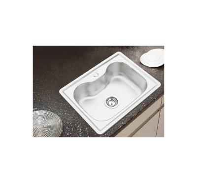 China Without Faucet Custom Size High Grade Hotel Kitchen Commercial Stainless Steel Sink for sale