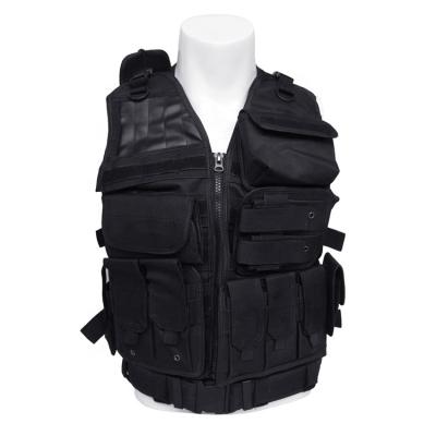 China Police Molle Tactical Combat Airsoft Vest Police Fully Adjustable for sale