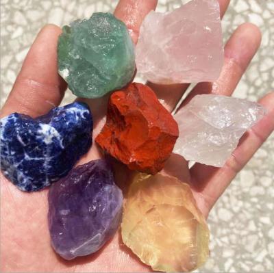 China China Chakra Natural Gemstone Bulk Amethyst Crystals Healing Raw Stones Rose Quartz Crystal Stone Per Kg for sale