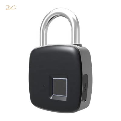 China Home security smart waterproof portable lock anti-theft padlock unlock in 300mS fingerprint lock for sale