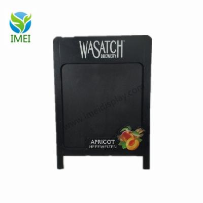 China Cheap Price Custom Wooden Chalkboard One View Side Walk Chalkboard Sidewalk Outdoor Chalkboard for sale