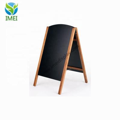 China One Frame Customized A-Frame Sidewalk Folding Board Wooden Rack Board for sale