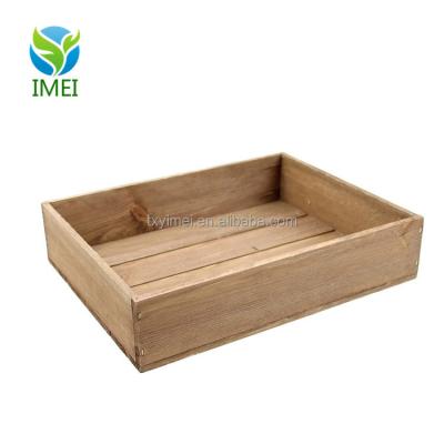 China FSC water-based paint small fruit wooden crates high end wooden crates for sale for sale