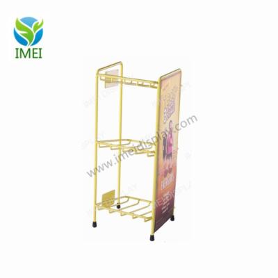 China Metal Wire Metal Tabletop Display Single Sided Wholesale Counter Wire Display for sale