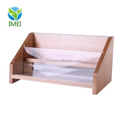 China Professional Customized Wooden Countertops Wooden Tabletop Display For Bookstore for sale