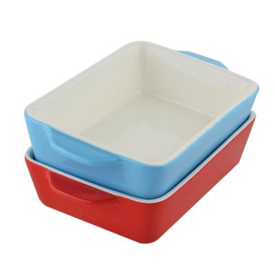 China Bakeware Stocked Baking Mold, Ceramic Baking Tray, Porcelain Mold for sale