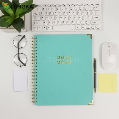 China 2022 Best Selling Hardcover Spiral Notebook Agenda Dairy Planner Notebook for sale