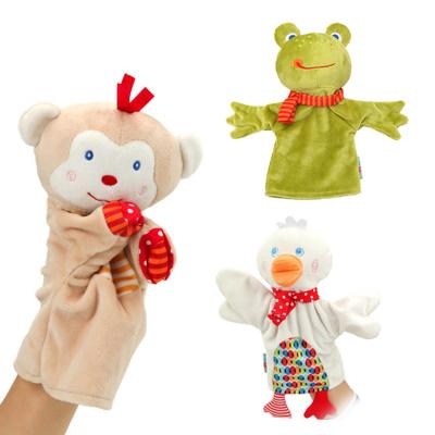 China Lovely Monkey Duck Animal Hand Puppet Toys For Babies for sale