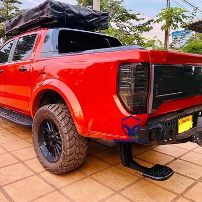 China Universal 4X4 Accessories Pickup T-Step Board For Ranger Hilux Revo Dmax Navara Triton Rear Foot Step Outdoor Accessories for sale