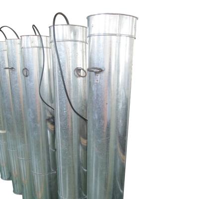 China cathodic protection fesi anode packed with steel canister used for deep good cathodic protection YX-CTA-5 for sale