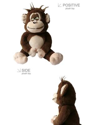 China Custom Stuffed Plush Toy Monkey Plush Toy Christmas Gift For Kid for sale