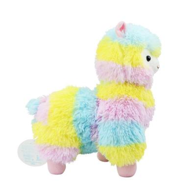 China CHStoy Super Cute Colorful Plush Doll Stuffed Toy Baby Soft Cotton Stuffed Toy Makers Alpaca Home Decoration Kids Birthday Gifts for sale