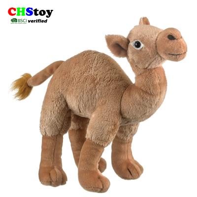 China Fashion/Portable Realistic Animal/Character Plush Toy Supplier CHStoy 2021toy Custom Camel Plush Doll for sale