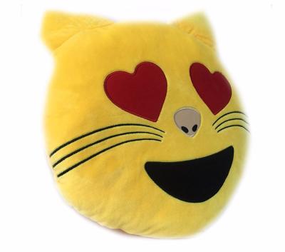 China 2017 high quality Eco-friendly toy cat pillow plush whatsapp e Moji pillows e Moji for sale